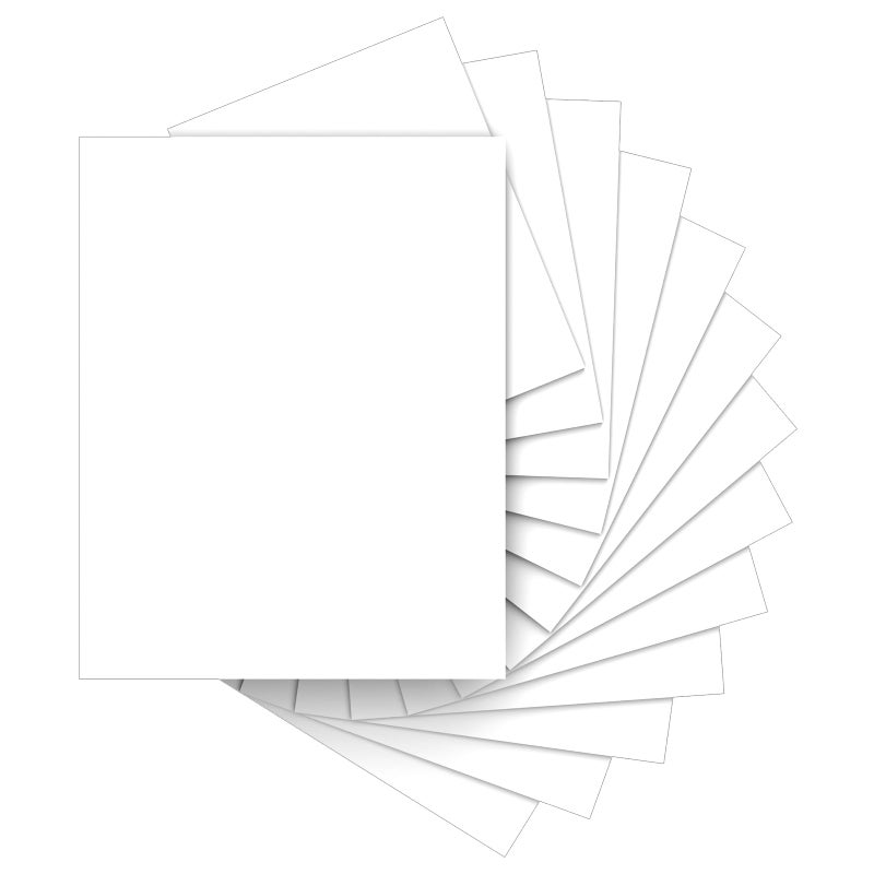 Aidunmis 40 Sheets White Cardstock Paper 8.5 x 11, Cardstock Printer Paper 8 1/2 x 11, Card Stock Paper 8.5 x 11 White, 200 GSM Construction Paper for DIY Cards, Greeting Cards, Invitations, Business Cards - Image 1